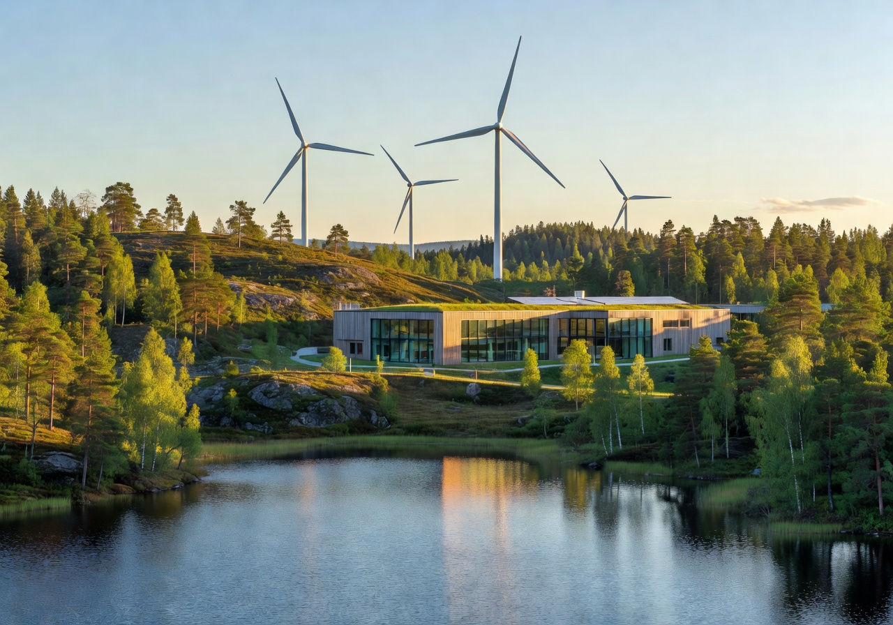 Solar Foods wind energy Finnish landscape